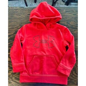 Under Armour Boys Hoodie Red (857)